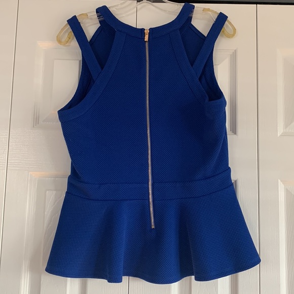 Lightly worn royal blue for and flare Sexy top 😘 - Picture 4 of 4